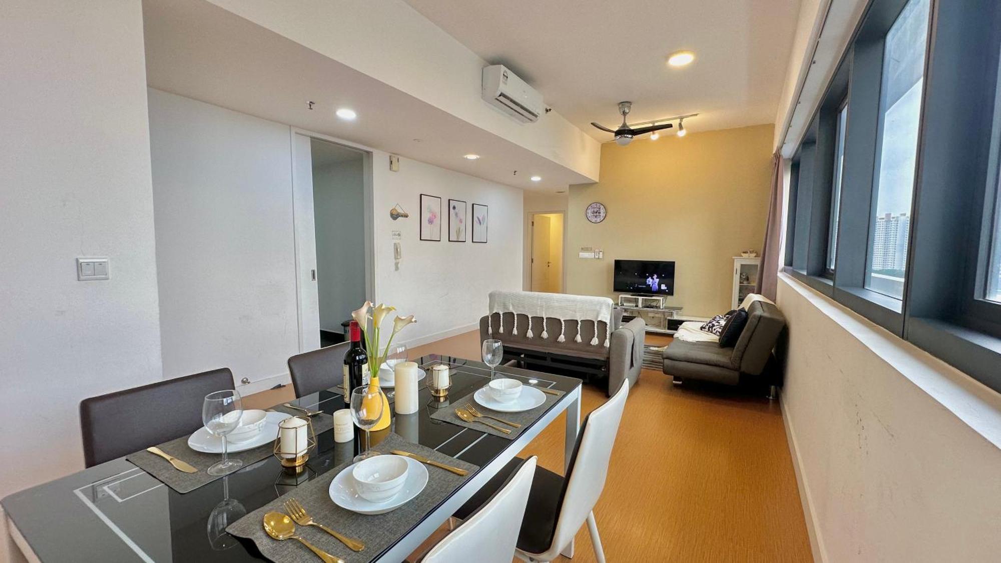 Ferienwohnung Manatidur@THE HUB SS2 Petaling Jaya Exterior foto
